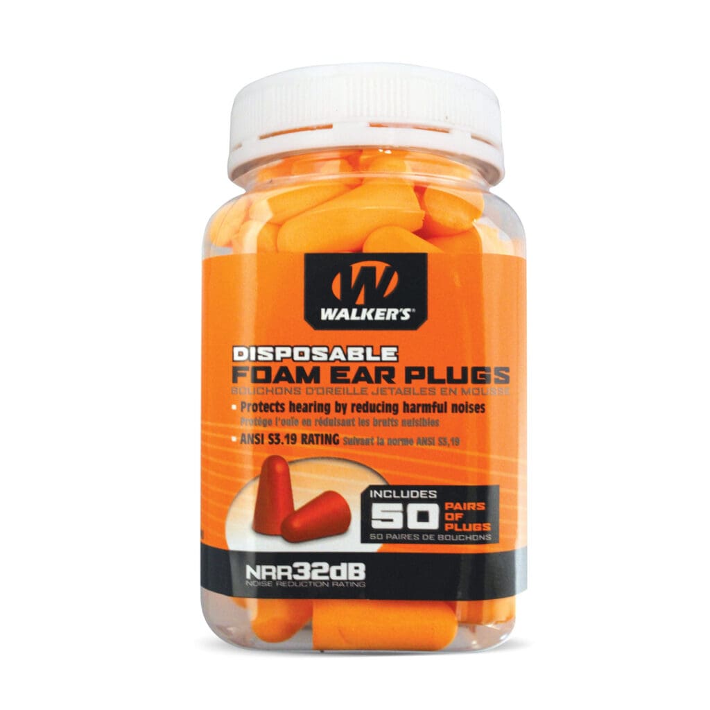FOAM EAR PLUGS �?50 PAIR JAR