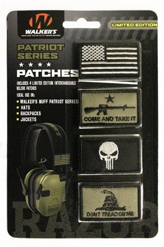 PATRIOT PATCH KIT �?4 ASSORTED PATCHES (AMERICAN FLAG VERSION)